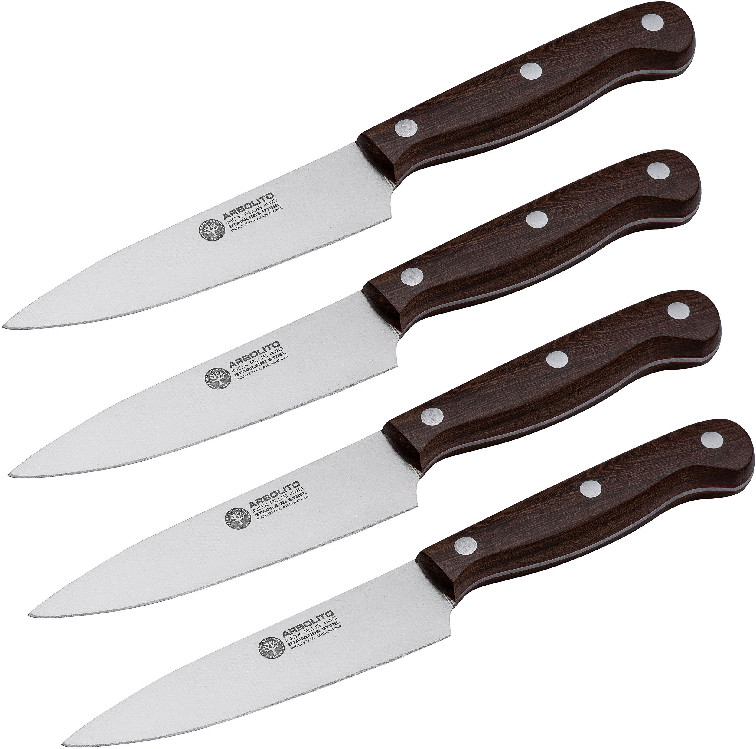 Boker Cottage-Craft Large Chef's Knife 8.66 inch C75 Carbon Steel Satin  Blade, Plum Wood Handles