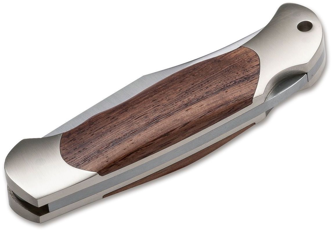 Boker Junior Scout Folding Knife 2.75 N690 Satin Blade, Rosewood Handles -  KnifeCenter - 111930 - Discontinued