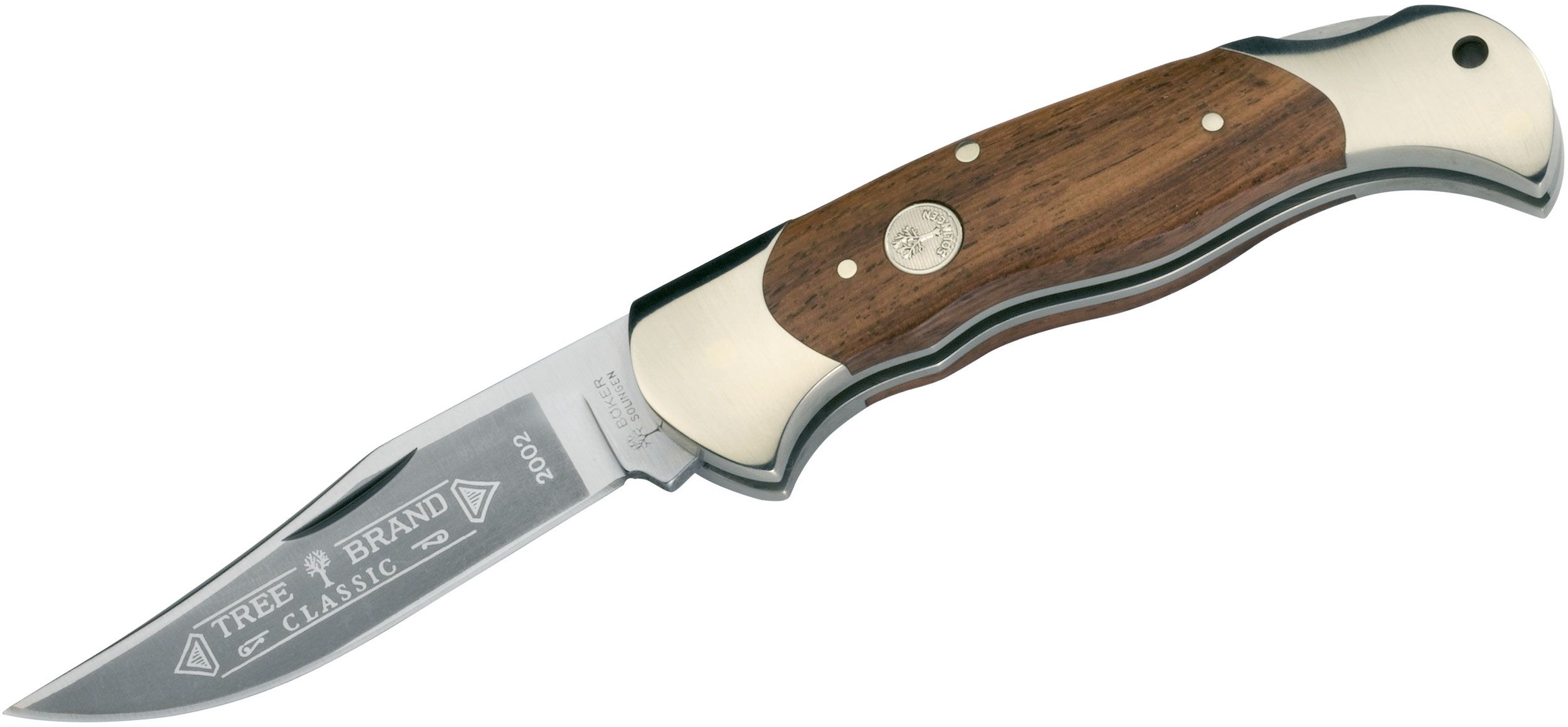 Boker Knife 112002 440-C blade and Rosewood handle Classic Folding