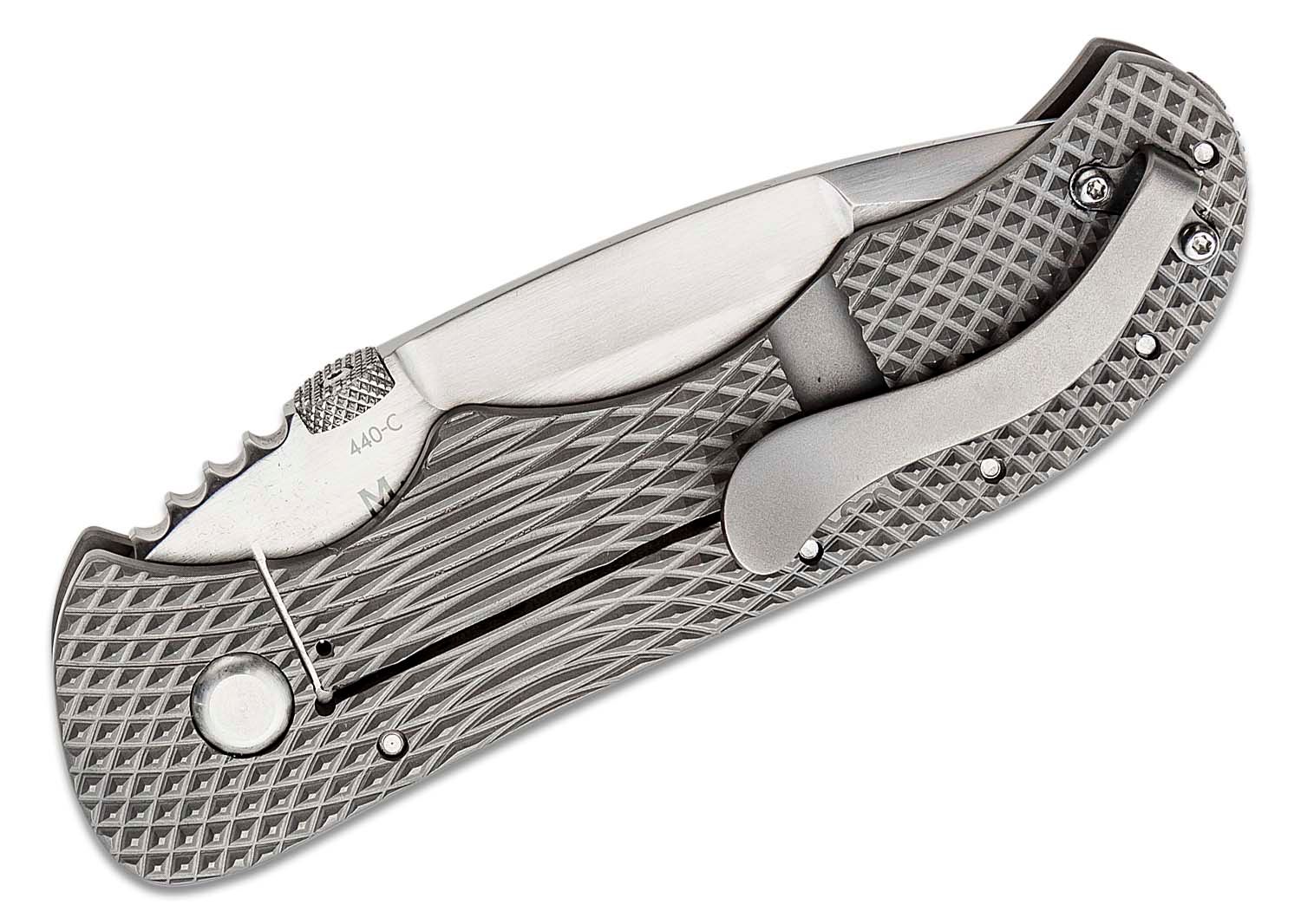 Boker Plus Anti-MC Folding Knife 3.25 Ceramic Blade, Titanium Handles -  KnifeCenter - 01BO035