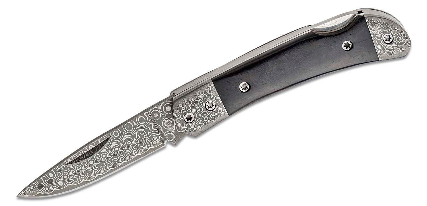 Boker Magnum Jewel Folding Knife 2-1/8 Satin Blade, Rosewood Handles  (01MB318) - KnifeCenter