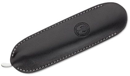 Boker Black Leather Straight Razor Sheath Only - KnifeCenter - 090011