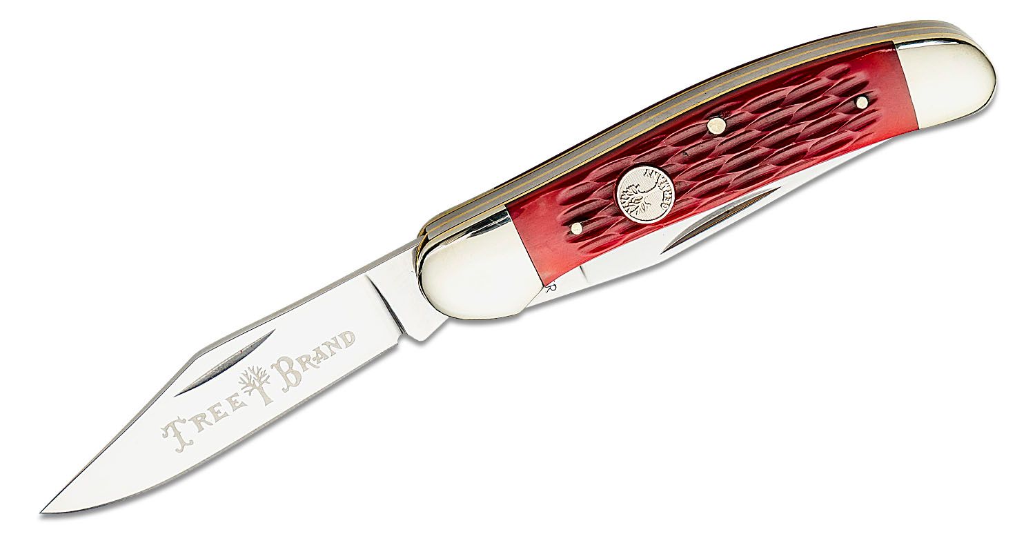 Boker Stockman Tree Brand Red Pocket Knife  Atlantic Knife – Atlantic  Knife Company