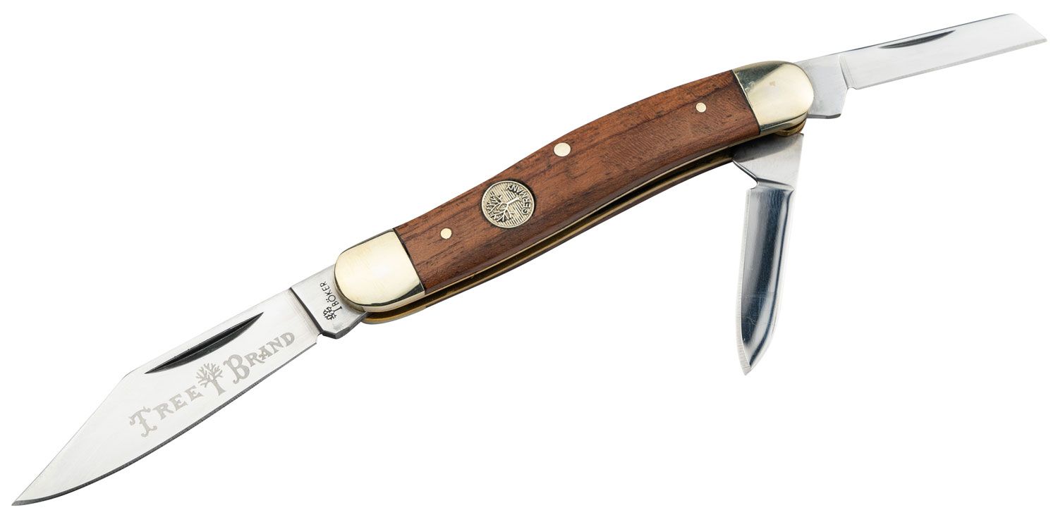 Boker Traditional Series 2.0 Whittler Pocket Knife, Rosewood Handles, D2  Blade 3.5 Closed - KnifeCenter - 110848
