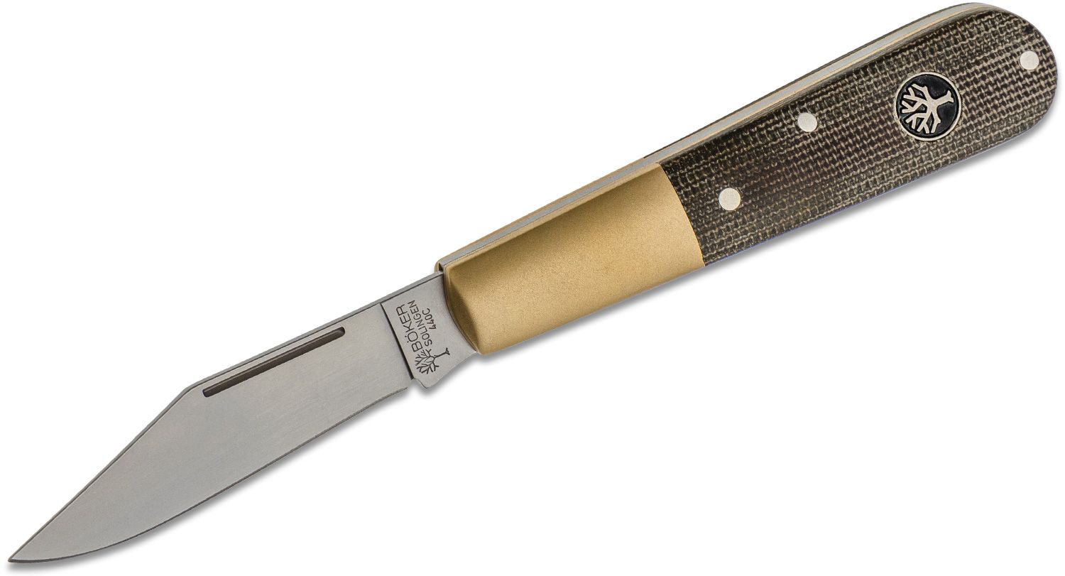 Boker Barlow Expedition Pocket Knife 2.52 440C Bead Blast Blade