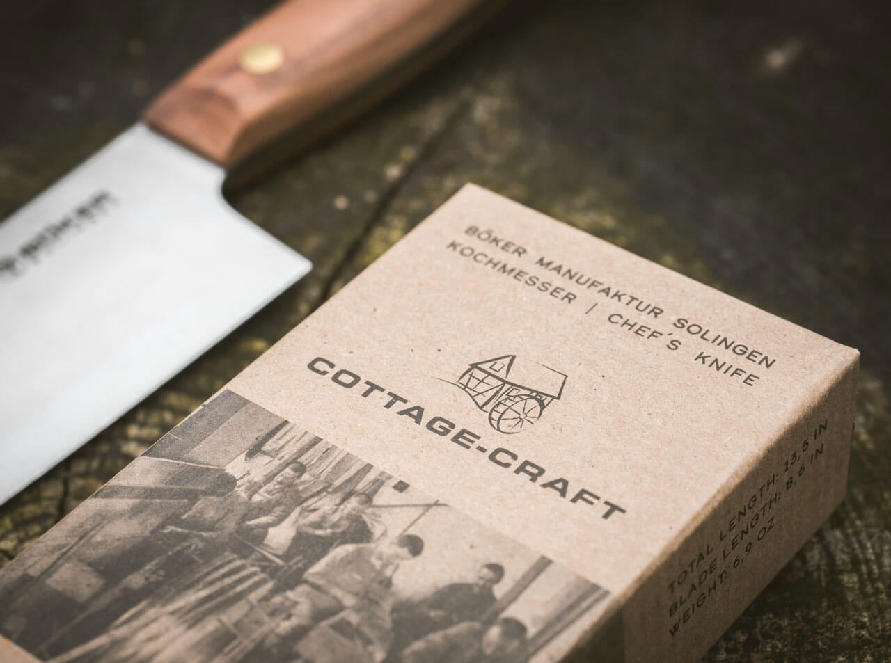 Boker Cottage-Craft Santoku Knife 6.42