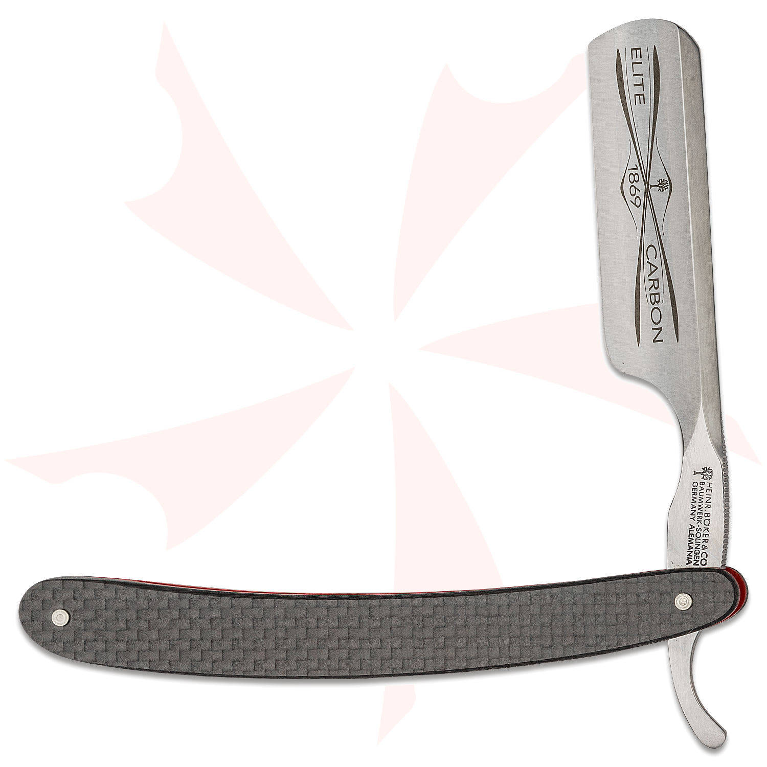 Boker Elite Carbon 3.0 Straight Razor 6/8