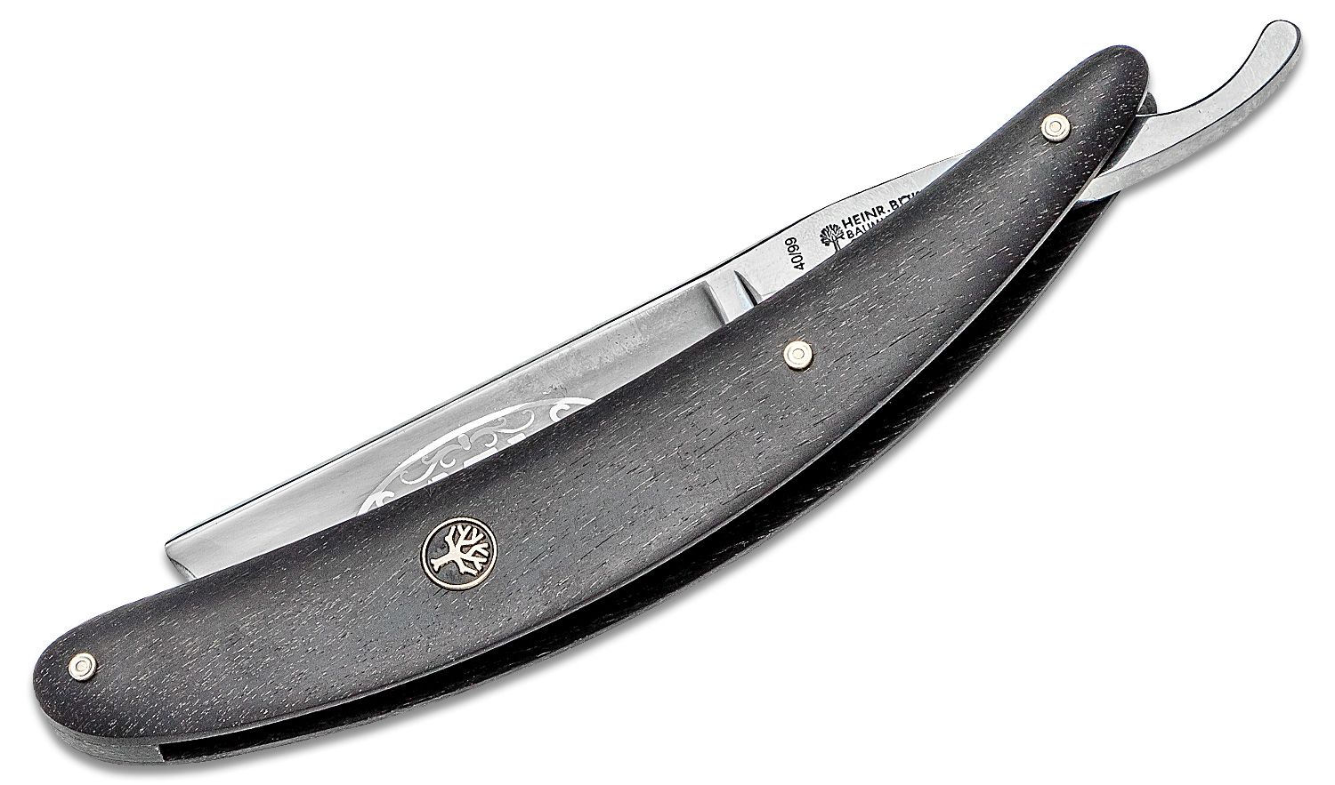 Boker Master Cutter Straight Razor 8/8 Damascus Blade, Barbers