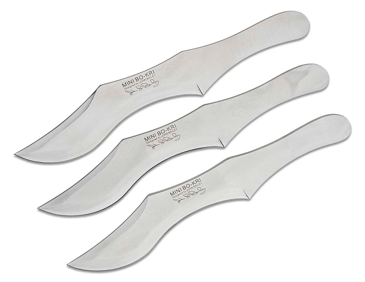 3 Pc Mini Knife Set with Zippered Pouch