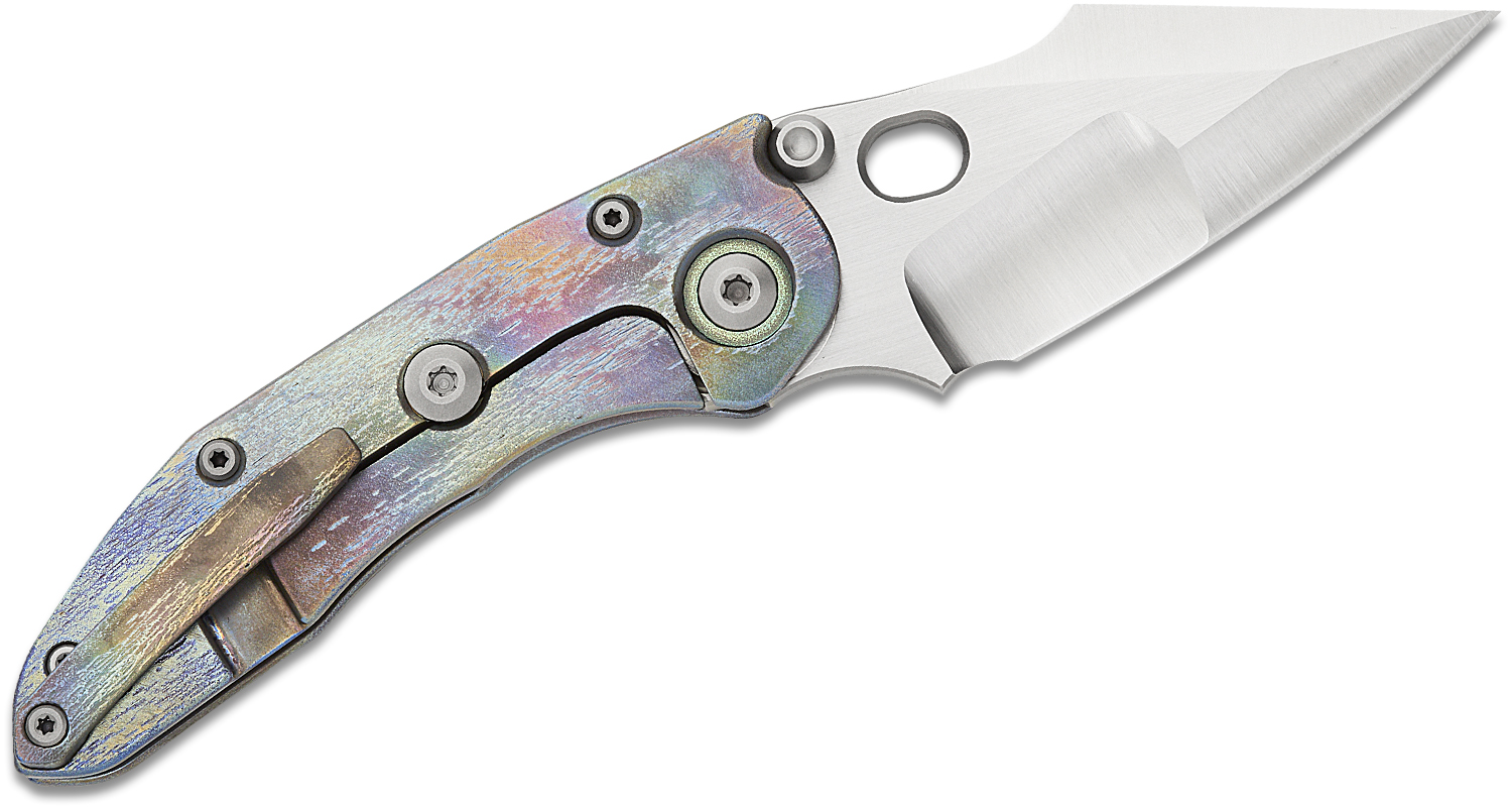 Borka Blades Custom Stitch Frame Lock Folding Knife 3.625