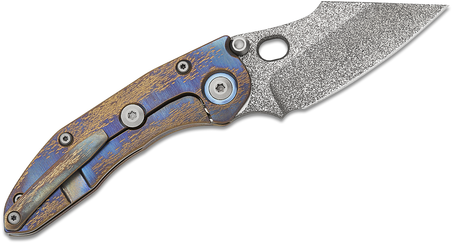 Borka Blades Custom Stitch Frame Lock Folding Knife 3.625
