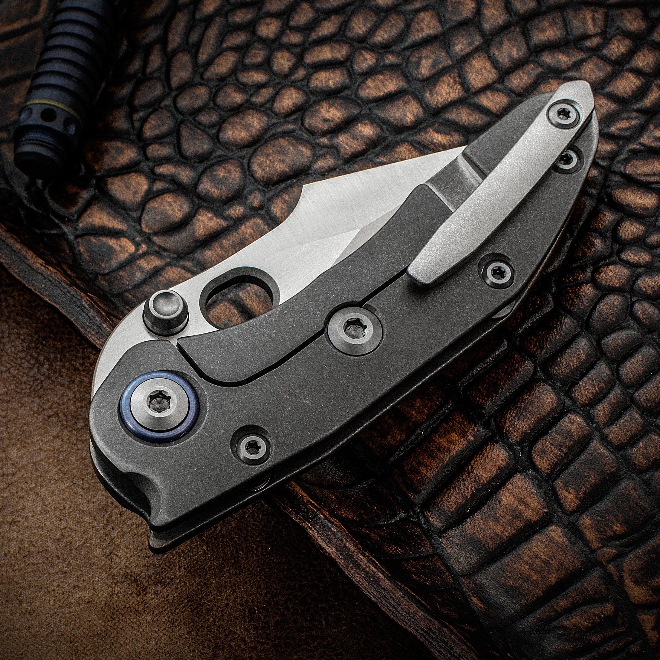 Borka Blades Custom Mini Stitch Folding Knife 3.25