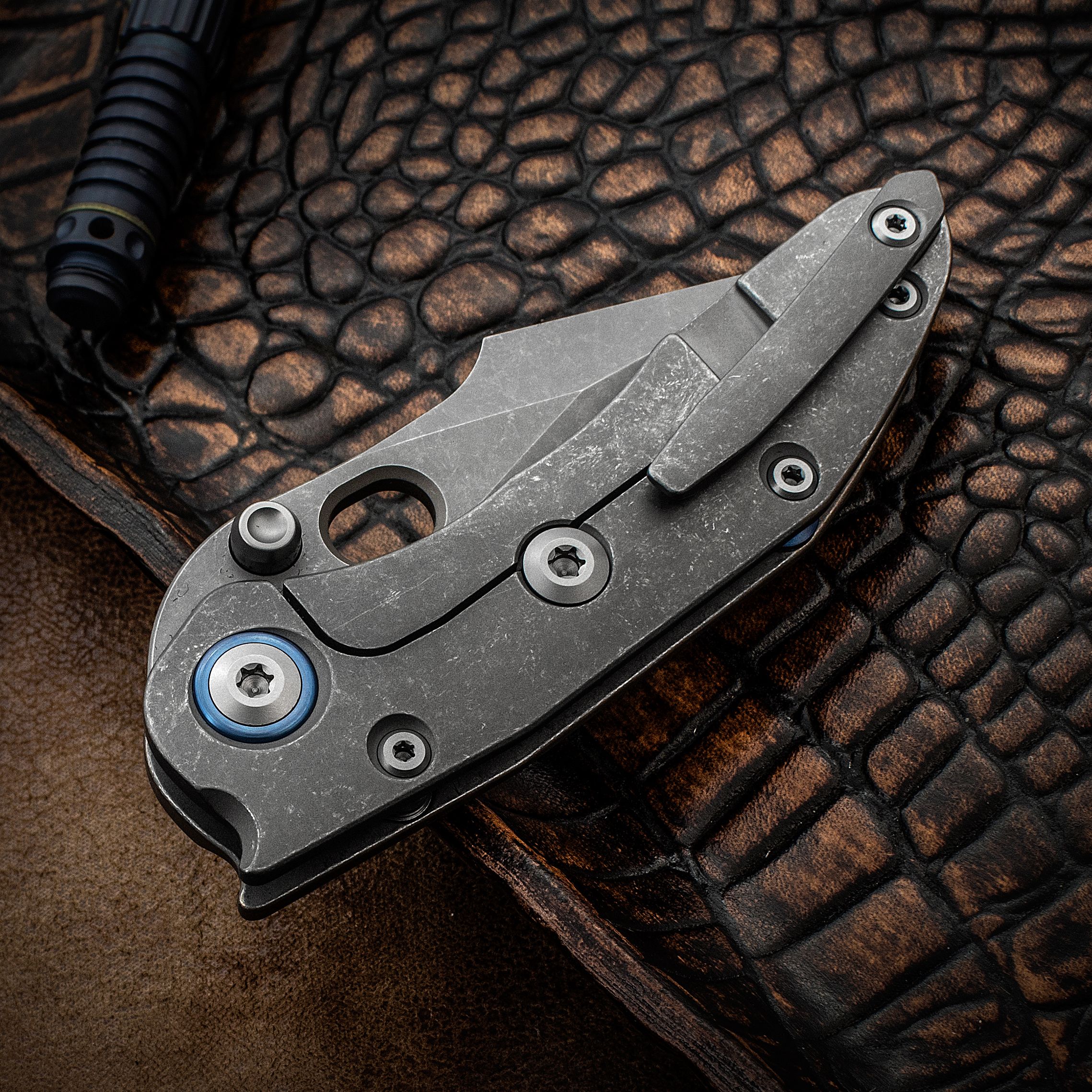 Borka Blades Custom Mini Stitch Folding Knife 3.25