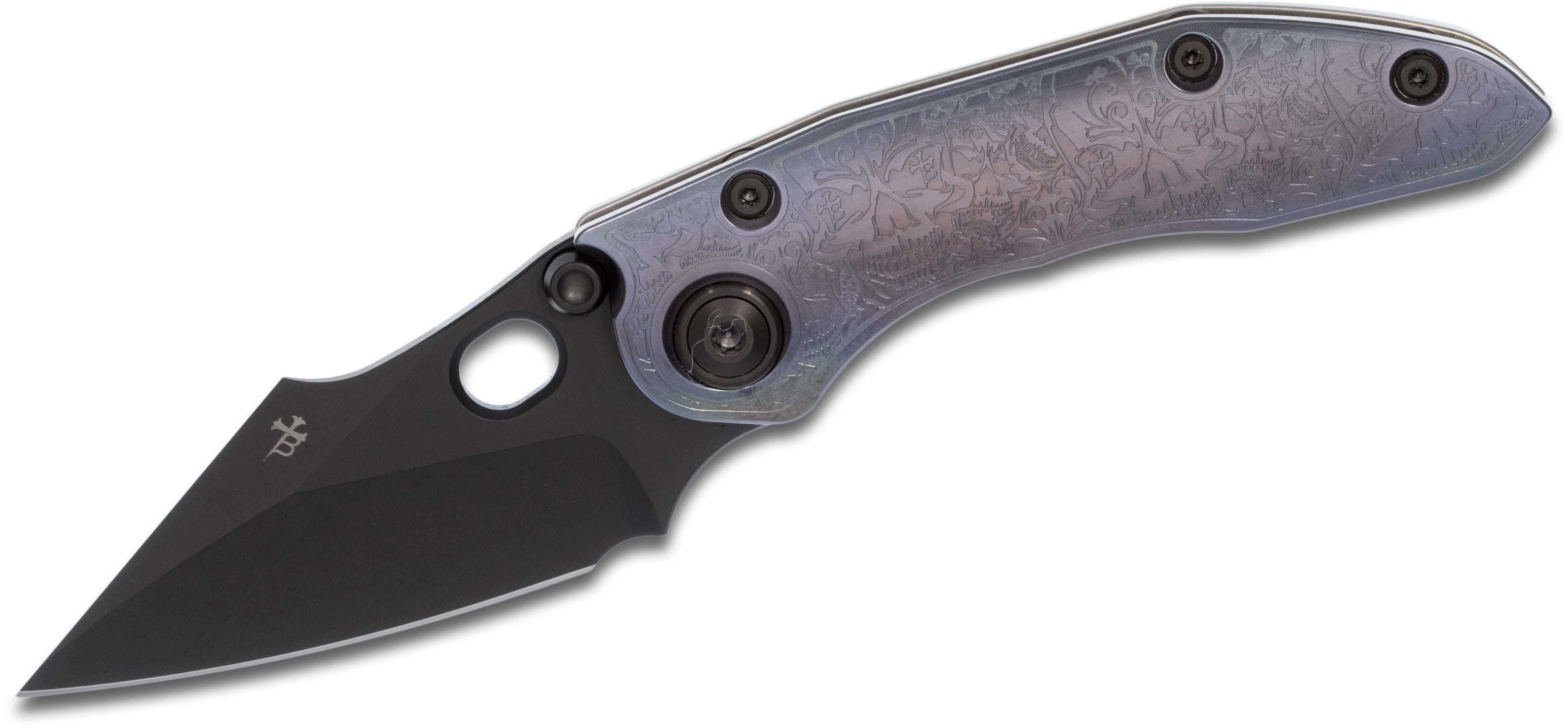 Borka Blades チタニウム チタン ロゴ コイン パッチ モラル