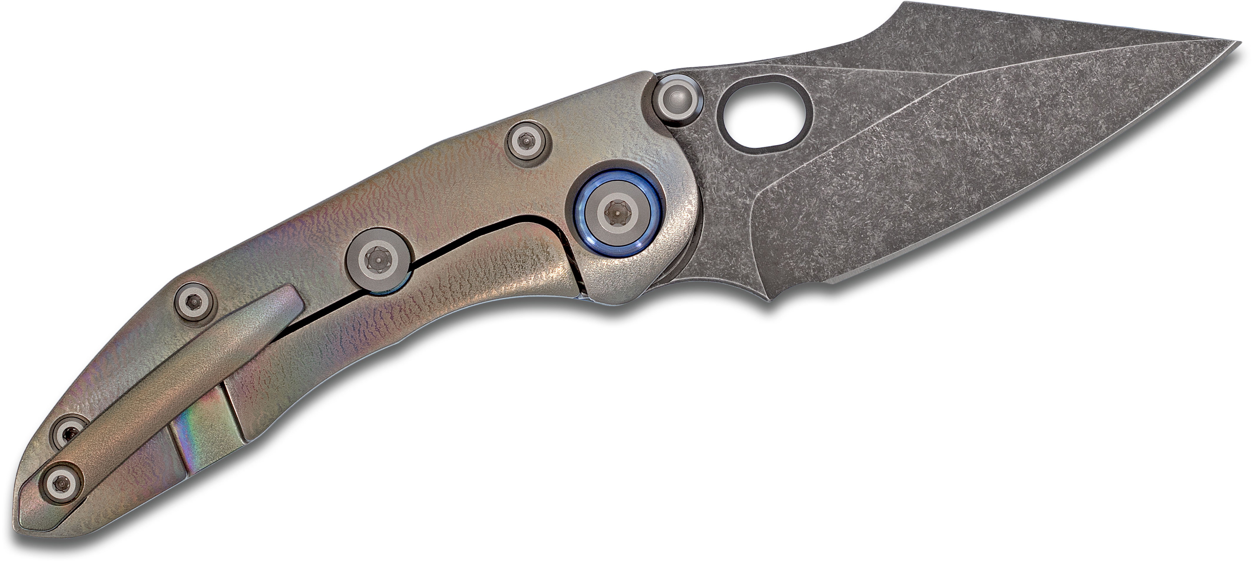 Borka Blades チタニウム チタン ロゴ コイン パッチ モラルパッチ