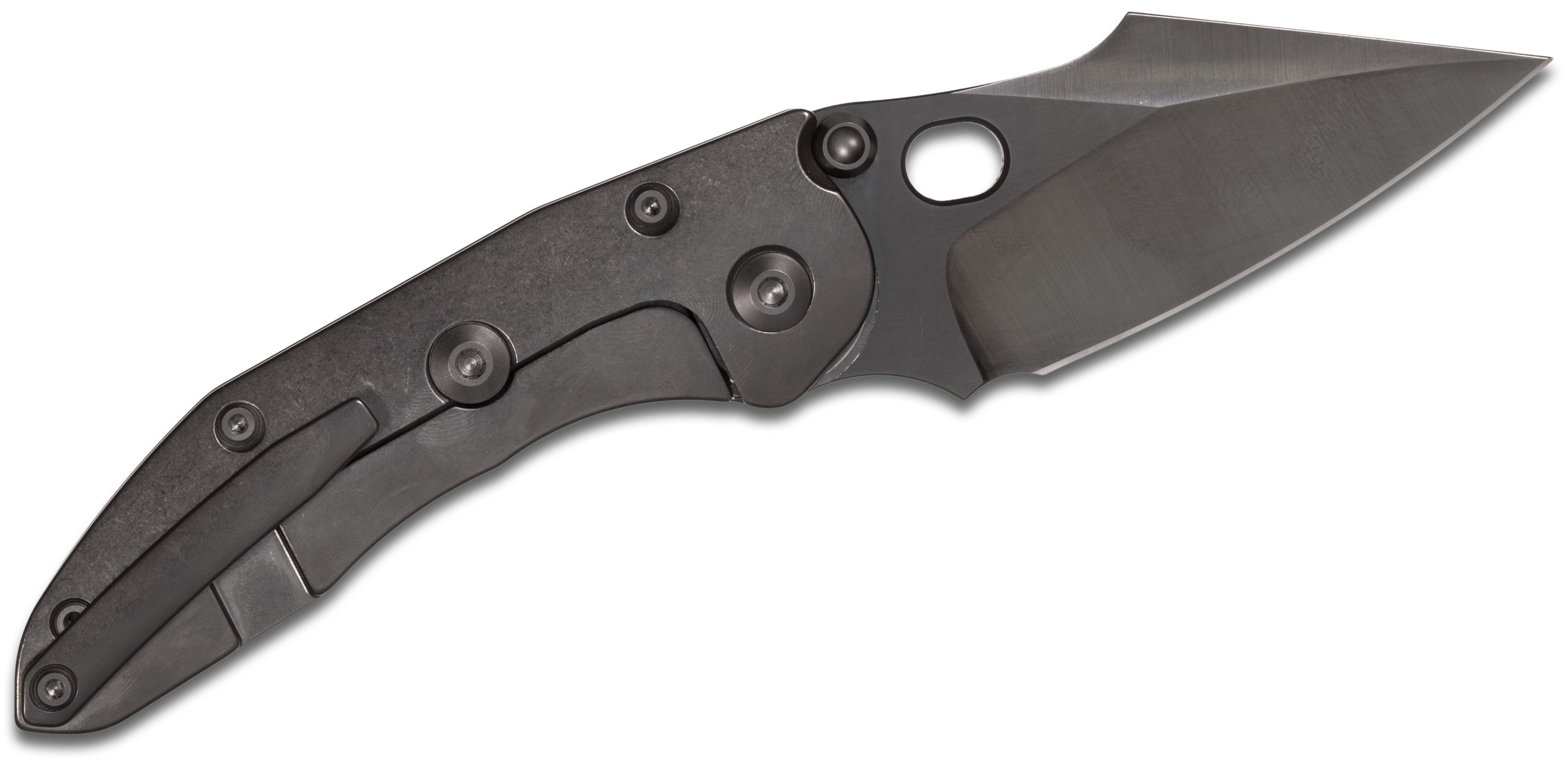 Borka Blades Custom Dark Dark Stitch Folding Knife 3.625