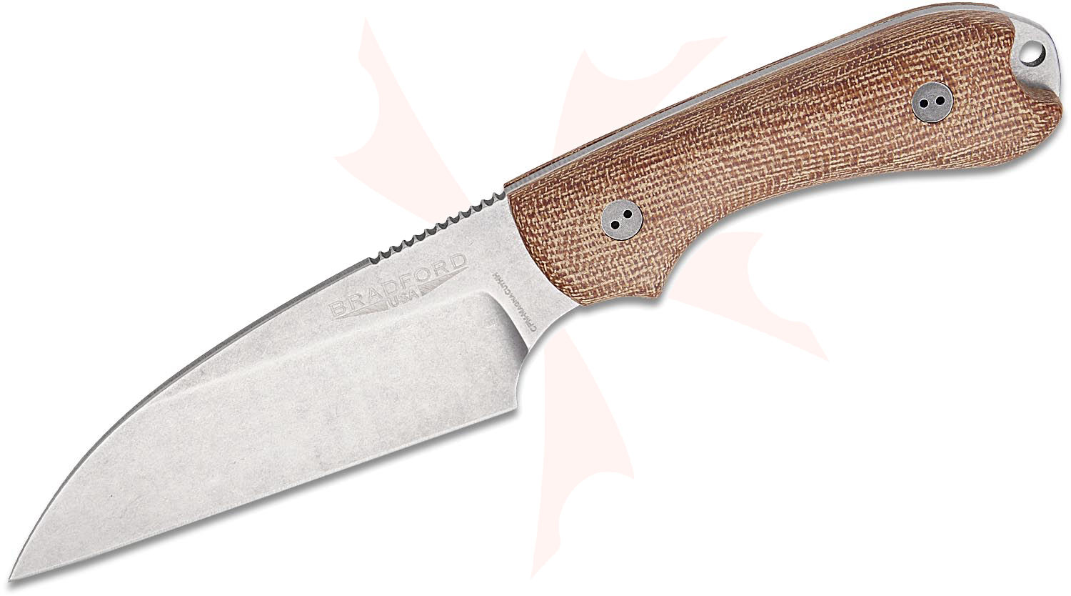 Bradford Knives Guardian3 Wharnie Fixed Blade Knife 3.625