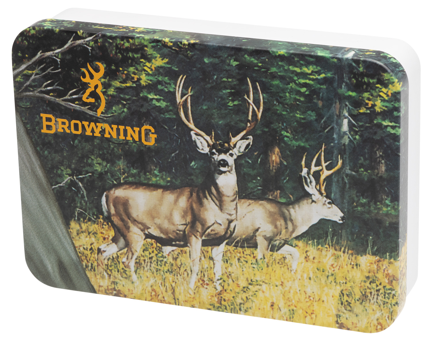 Browning 2025 SHOT Show Gunstock Folding Knife Gift Tin w/ Buck