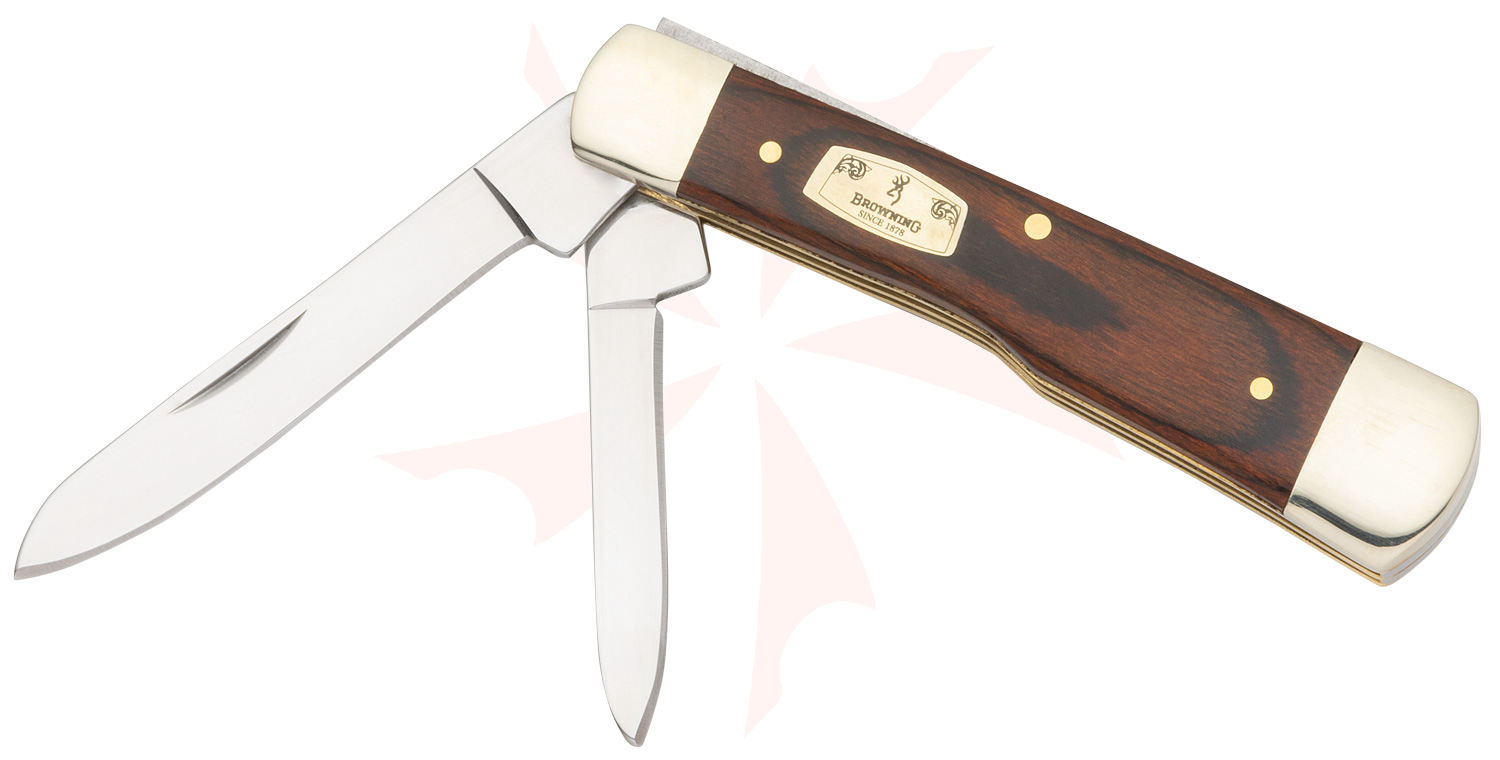 Browning 2025 SHOT Show Gunstock Folding Knife Gift Tin w/ Buck