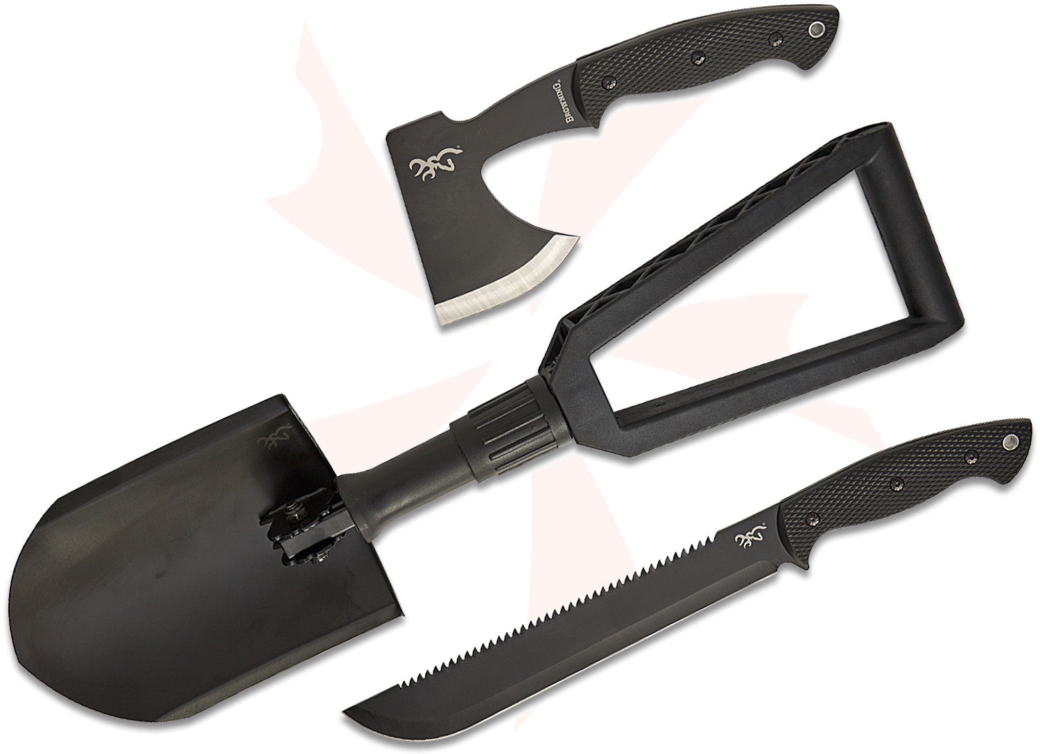 Browning 2025 SHOT Show 3pc Camp Combo Set, Black Polymer Handles
