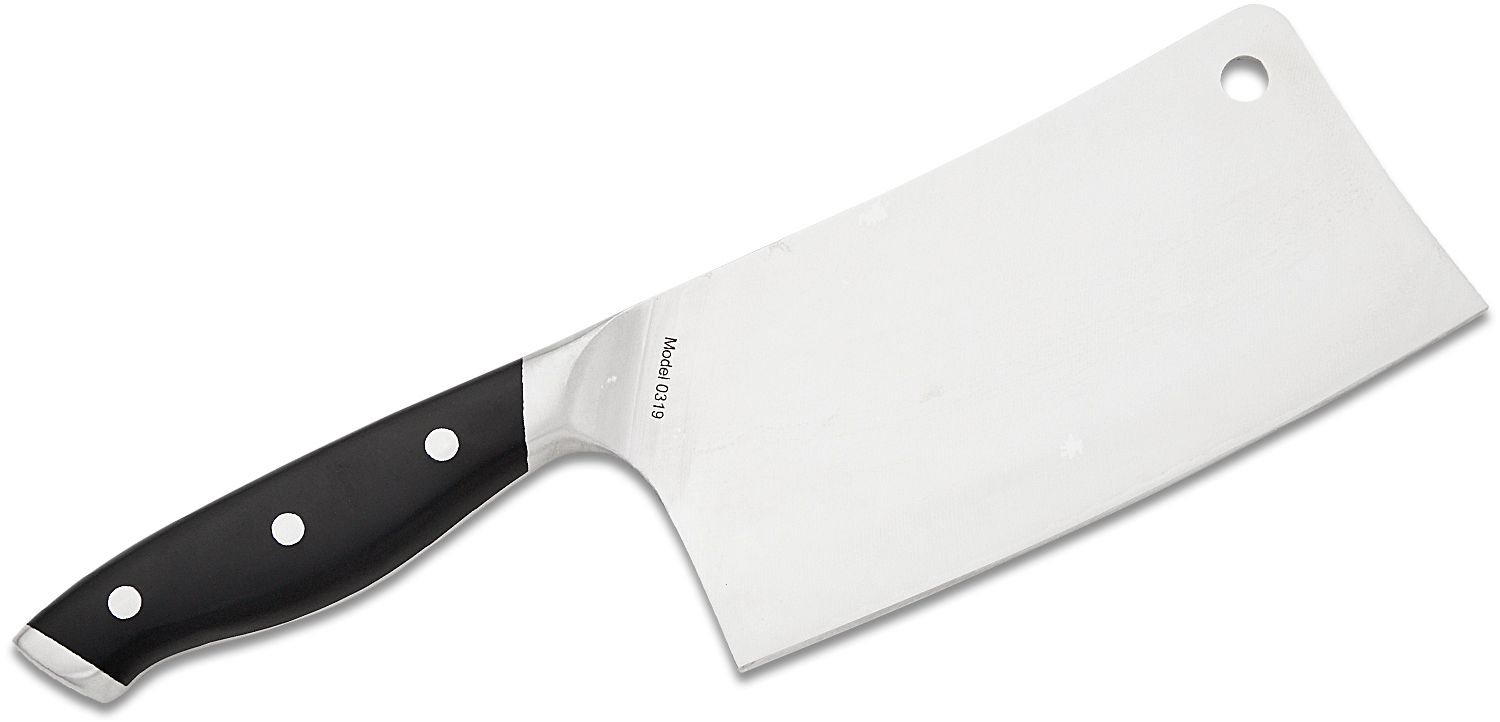 7.25′′ Meat Cleaver with Black or White Poly Handle