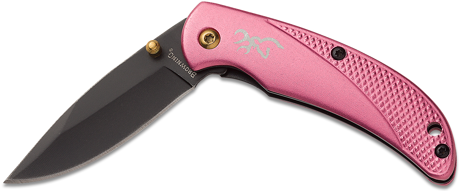 Browning Prism III Liner Lock Folding Knife 2.38" Black Drop Point