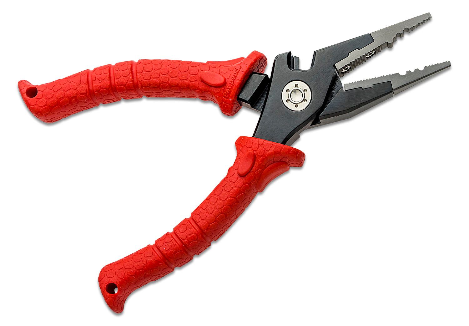 Bubba Blade 6.5 Pistol Grip Split Ring Fishing Pliers, Red TPR Handles,  Black Nylon Sheath - KnifeCenter - 1085969 - Discontinued
