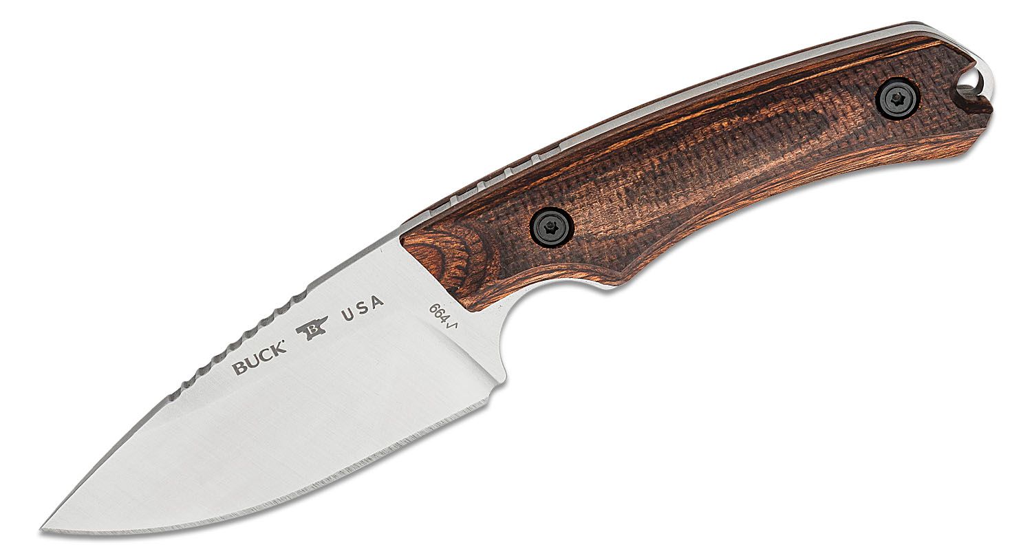 Buck 664 Alpha Hunter Fixed Blade Knife 3.625