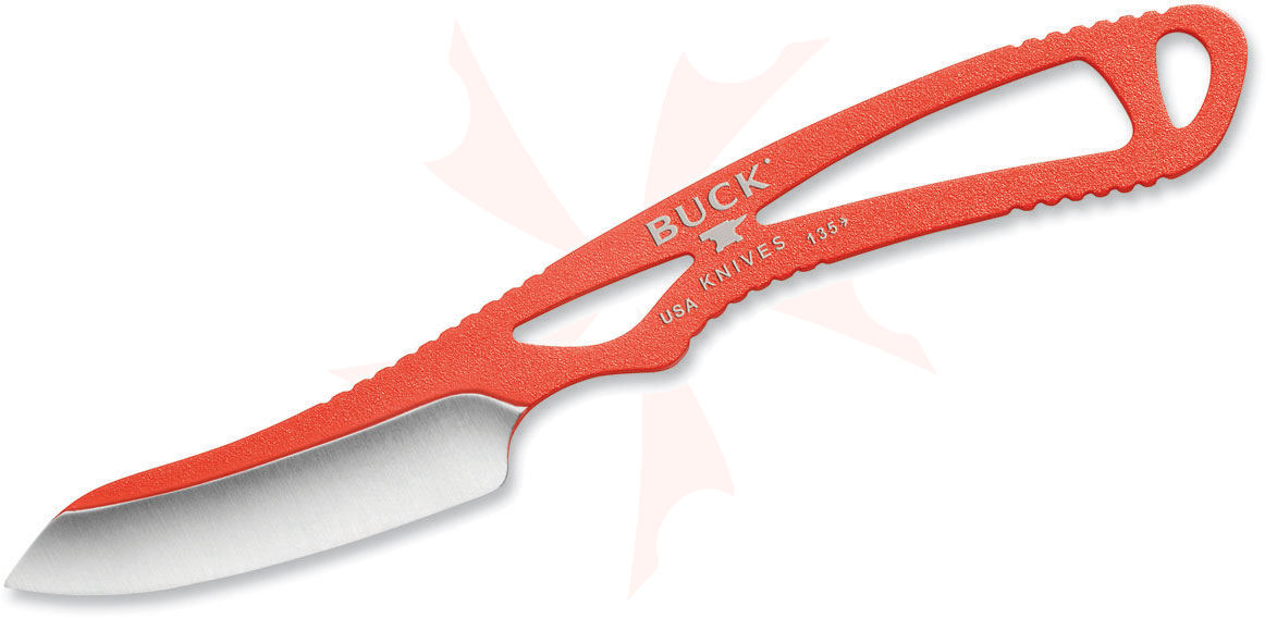 Buck PakLite Series (Orange Traction Coating) Caper Knife 2-1/2