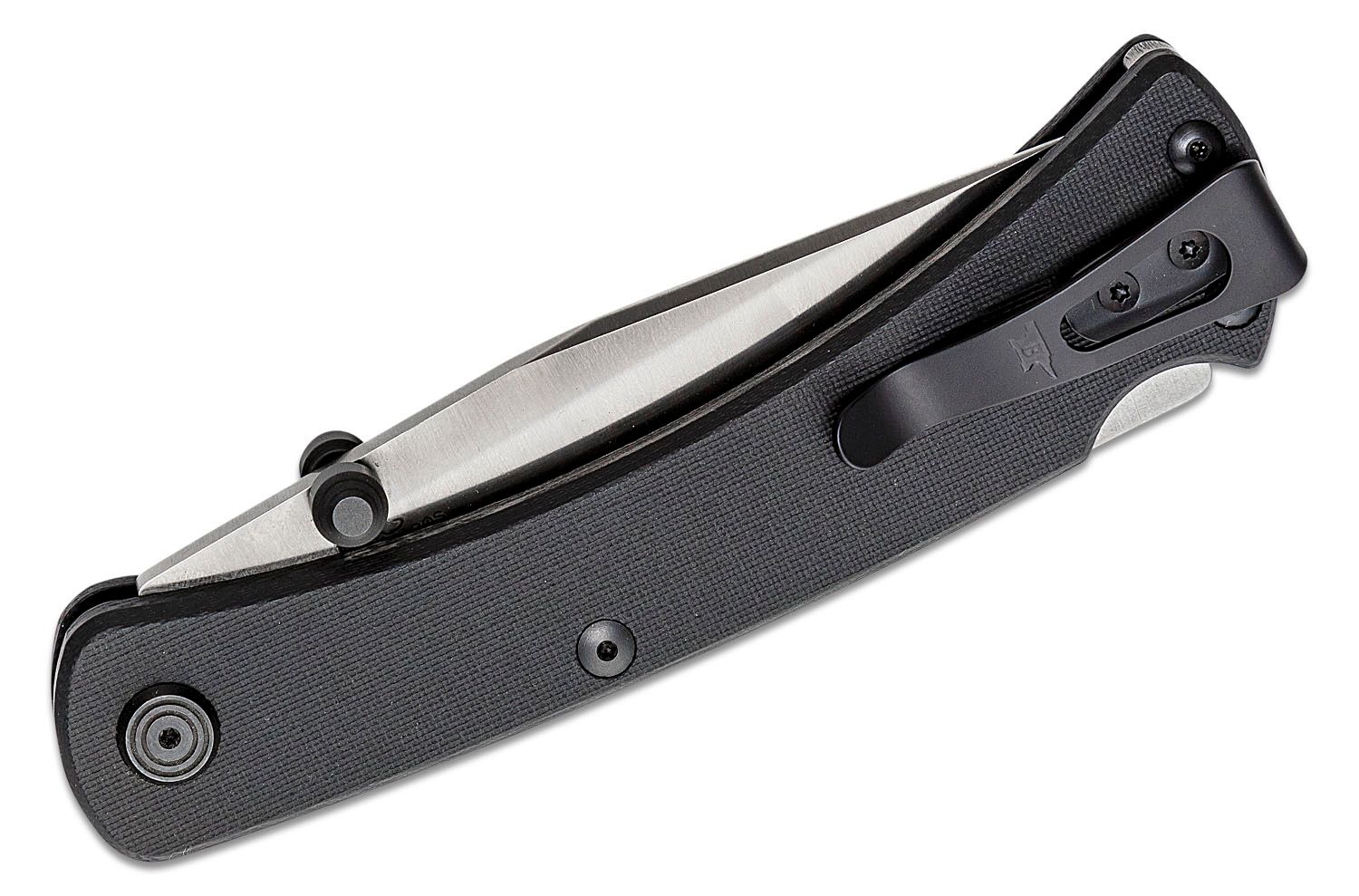 Buck 110 Slim Pro TRX Folding Hunter 3.75 S30V Plain Blade, Black G10  Handles, Cerakote Deep Carry Pocket Clip - KnifeCenter - 11880