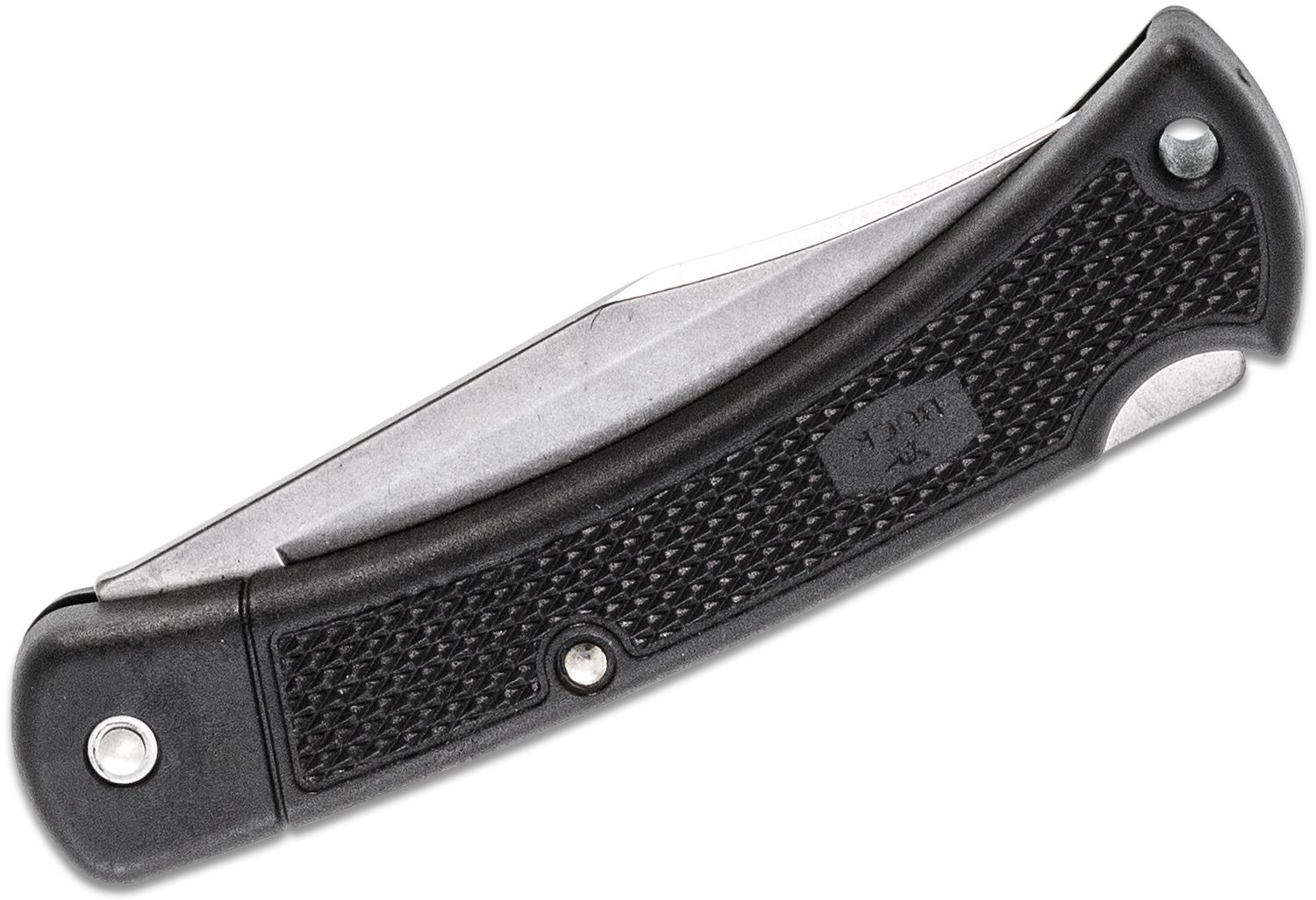 Buck 110 Folding Hunter LT 3.75 Plain Blade, Black Nylon Handles