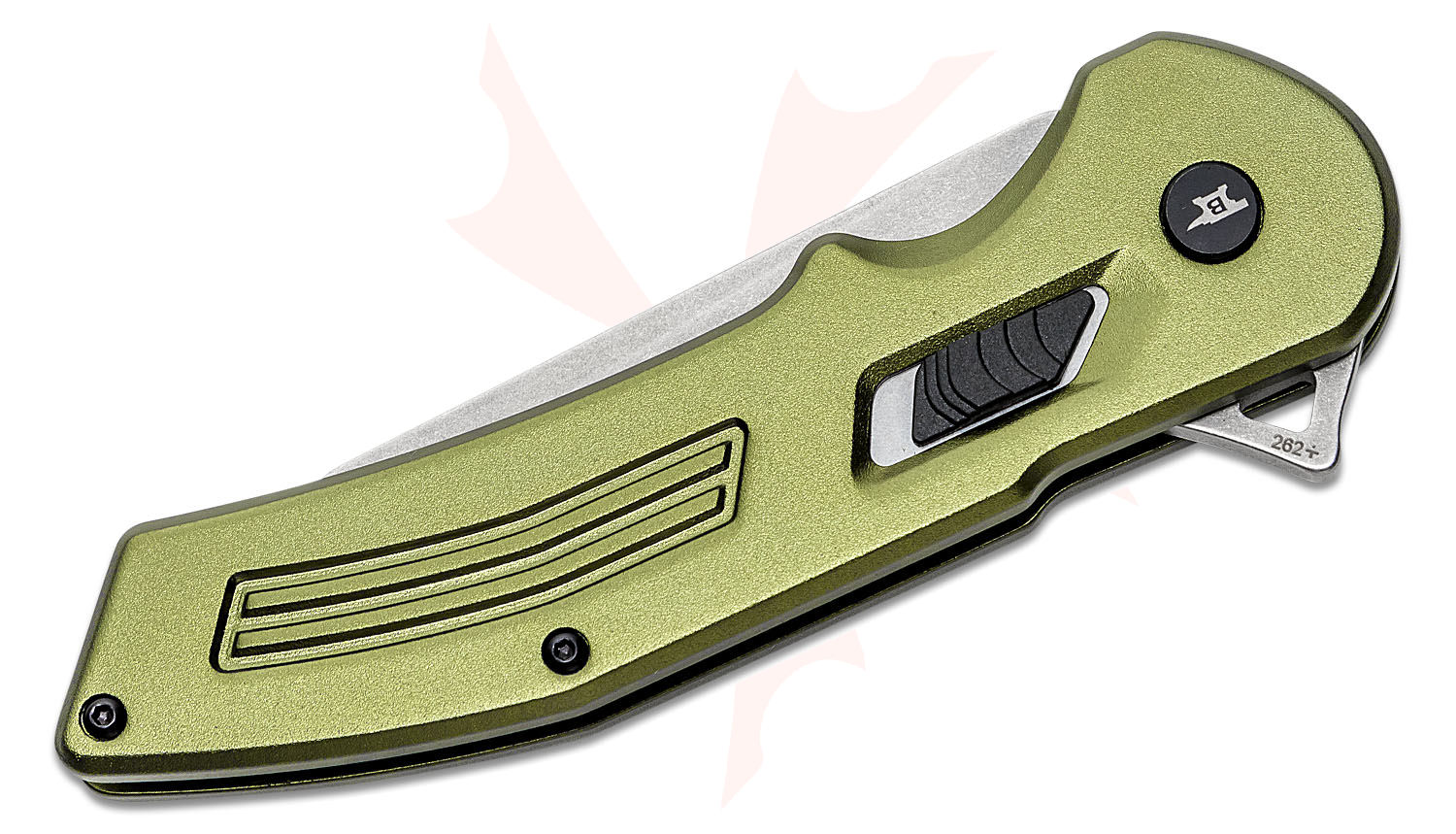 M★★ Buck 262 Hexam Assist Reverse Tanto OD Green Aluminum SUR