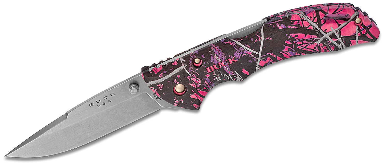 Buck 286 Bantam BHW Folding Knife 3.625" Blade, Muddy Girl ETP Handles