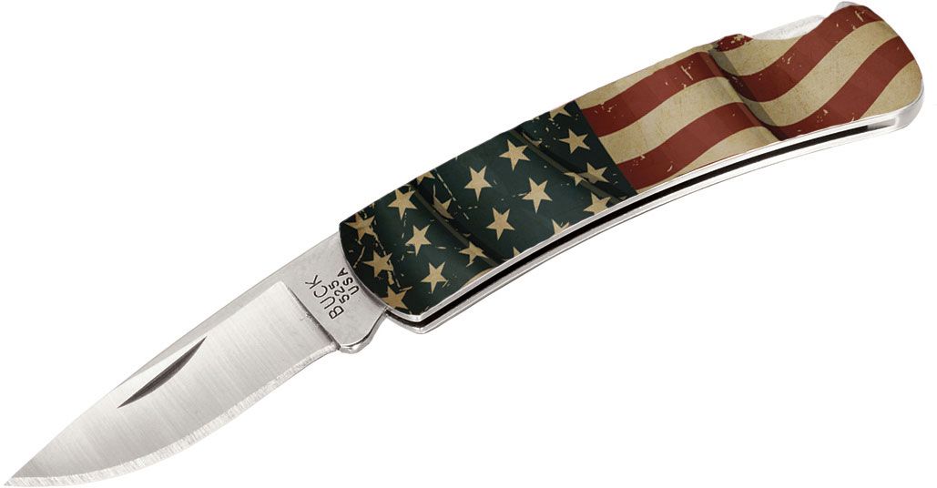 ランキングや新製品 ナイフ 折り畳み バック BUCK USA 艶消しブレード 