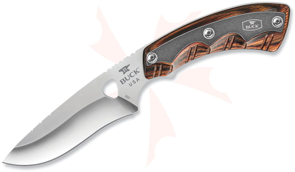 Buck 537 Open Season Skinner Fixed 4-1/2