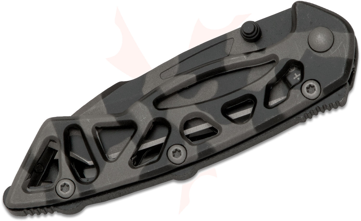 Buck 869 Mini Bones Tiger Stripe Folding Knife 2-1/8