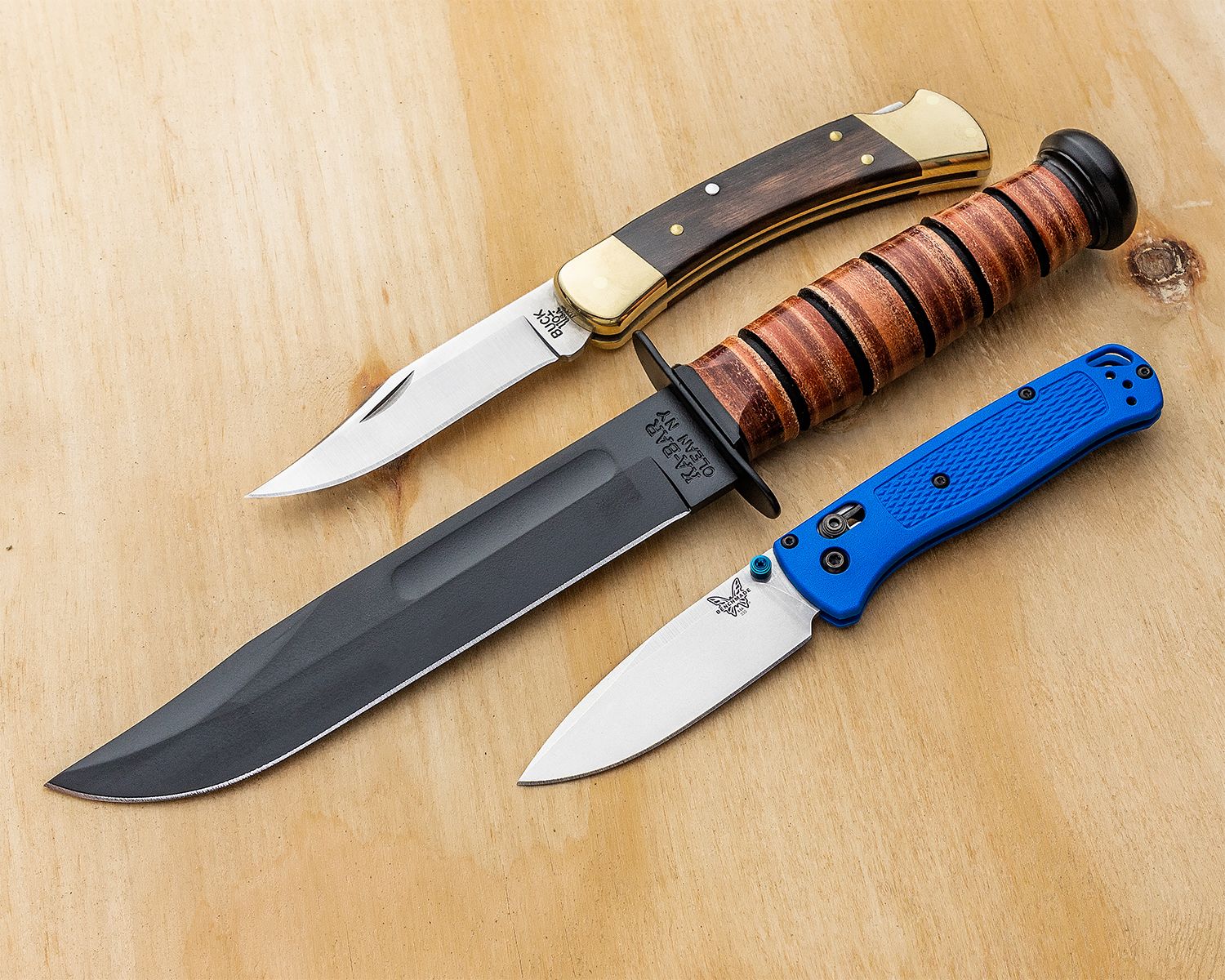 Buck Folding Hunter 0110BRS-B @ SRKT Ebony Wood Handles Satin 420HC Blade