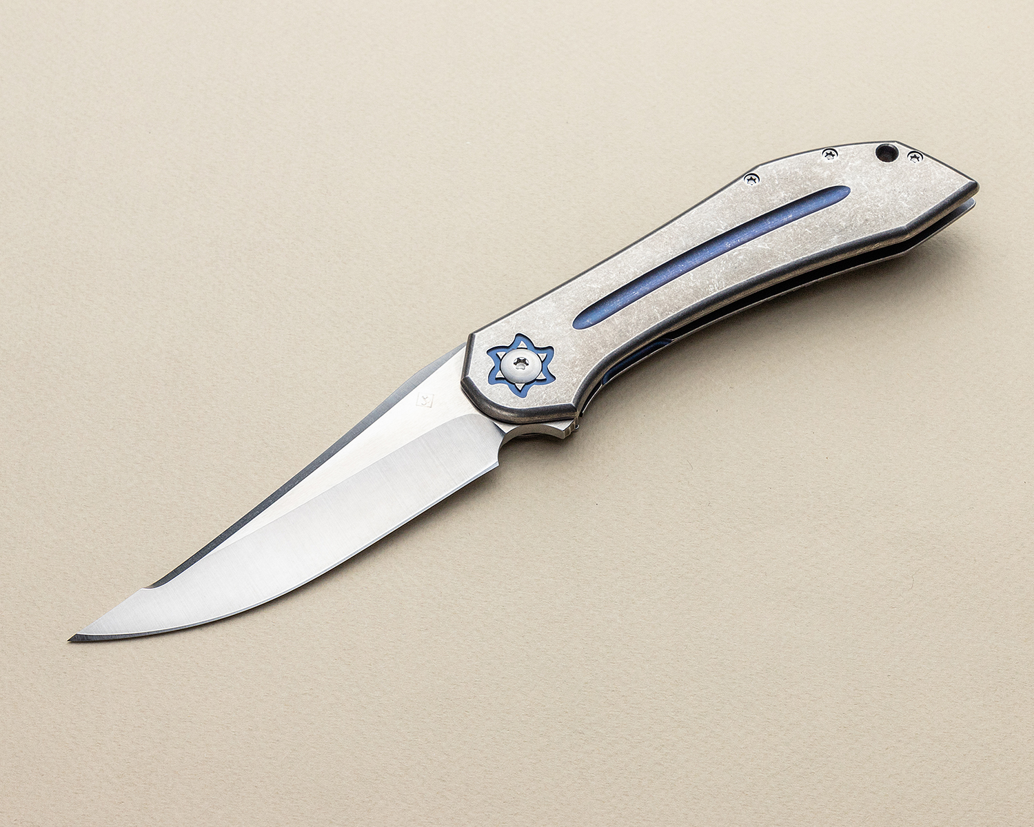 Jim Burke Custom Ascension Flipper Knife 4.125