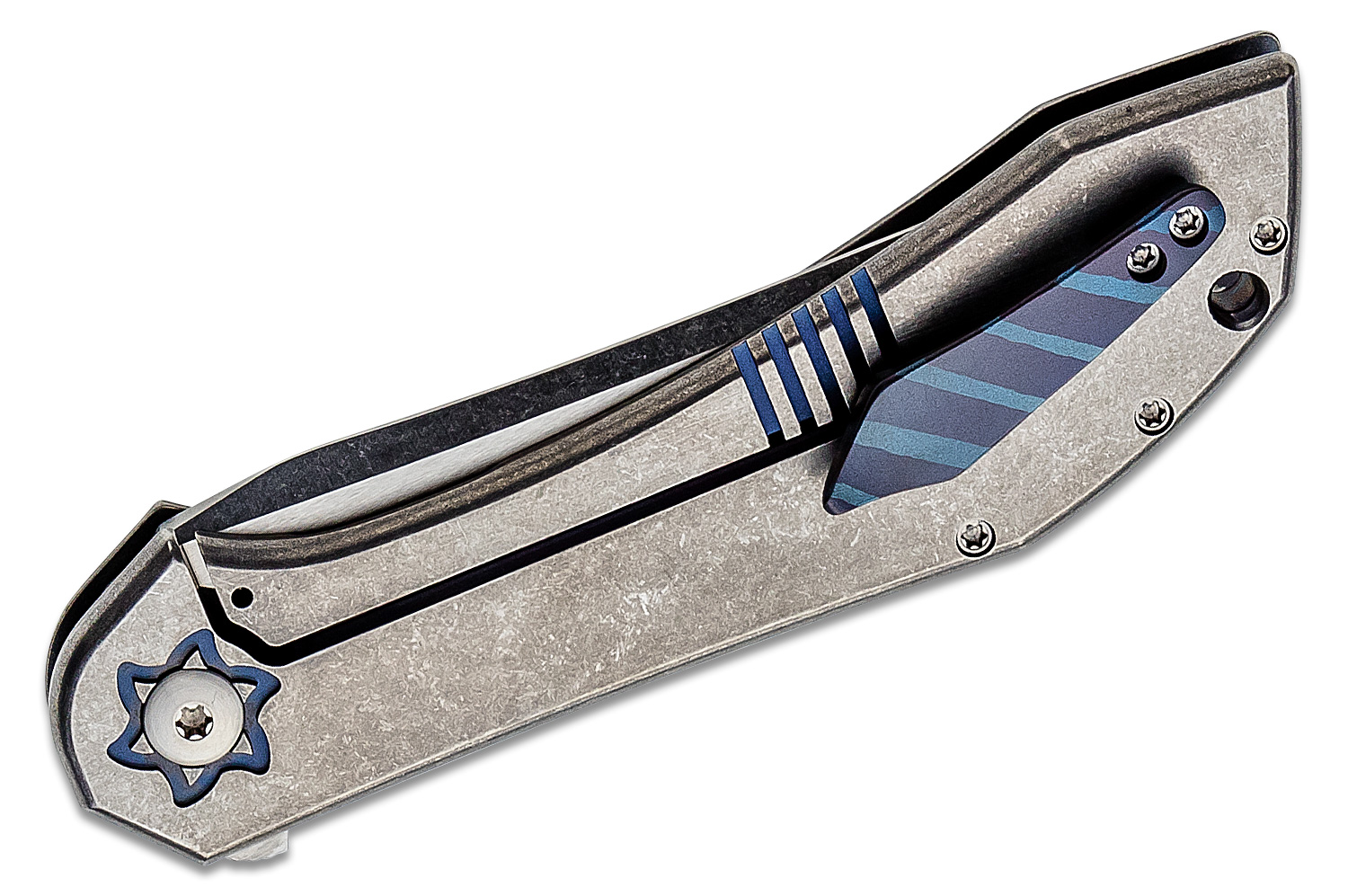 Jim Burke Custom Ascension Flipper Knife 4.125