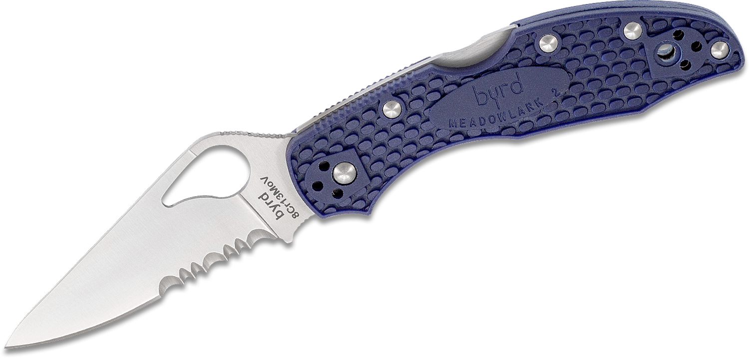 ヒノキ、（2メール弱）檜 Byrd Meadowlark 2 Lockback Knife FRN (2.84