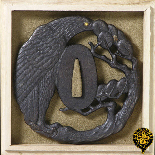 ⭕️nekosan Eagle On Pine Tsuba Fully Functional Authentically Constructed