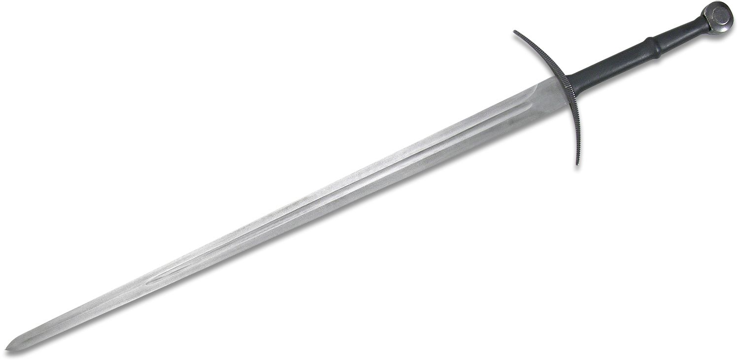 Cas Hanwei Bastard Sword 38 75 Blade Black Handle Knifecenter Sh2250