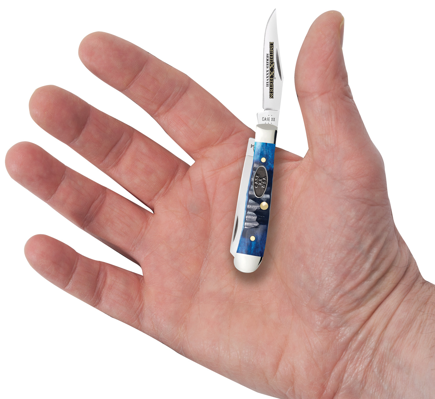 Case Limited XX Edition Gator Jig Ocean Blue Bone Tiny Trapper