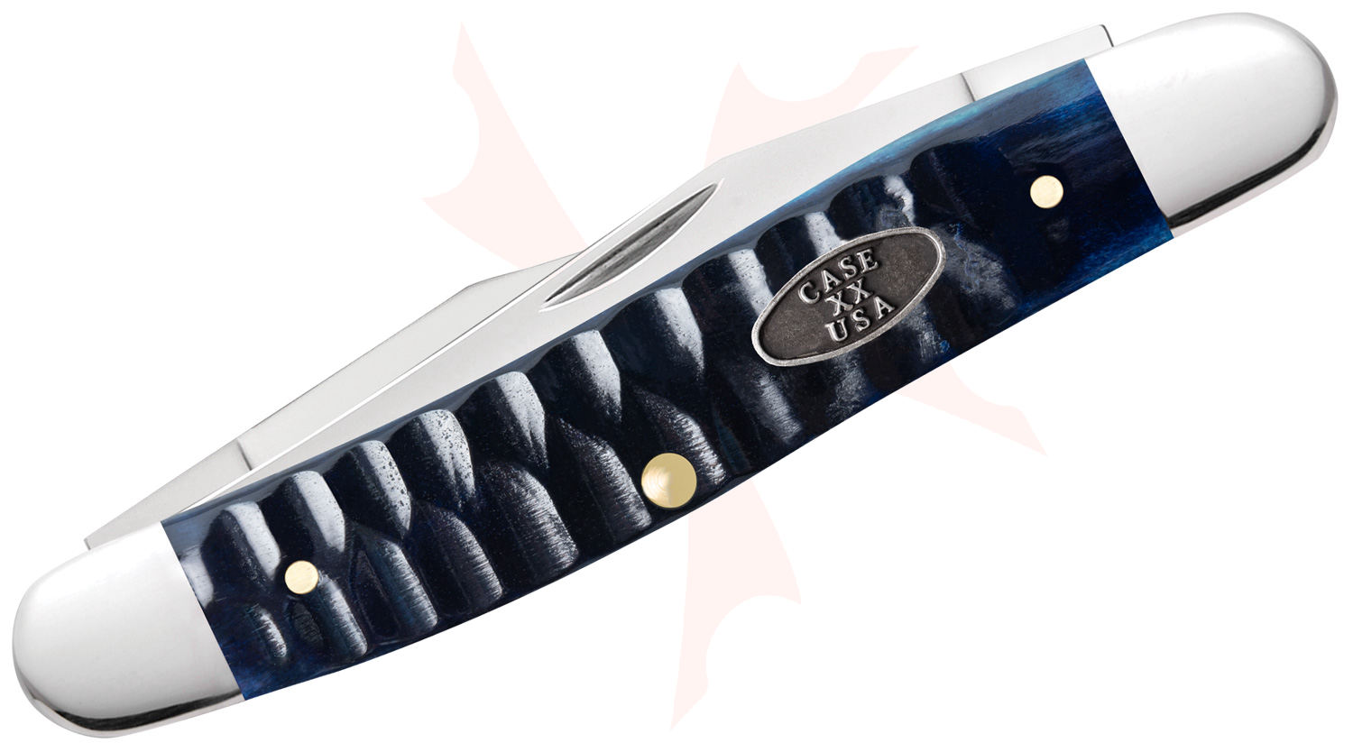 Case Limited XX Edition Gator Jig Ocean Blue Bone Muskrat Pocket