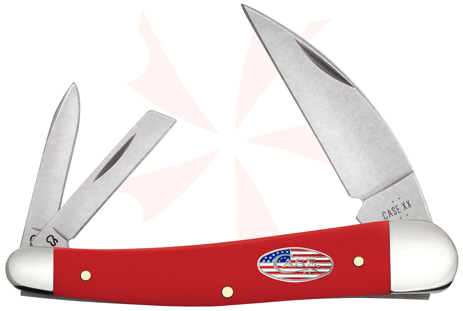 SCCL 6'8ft レッド/ホワイト ニットケース付き'24.8購入美品 Case American Workman Red Synthetic Seahorse Whittler Pocket Knife