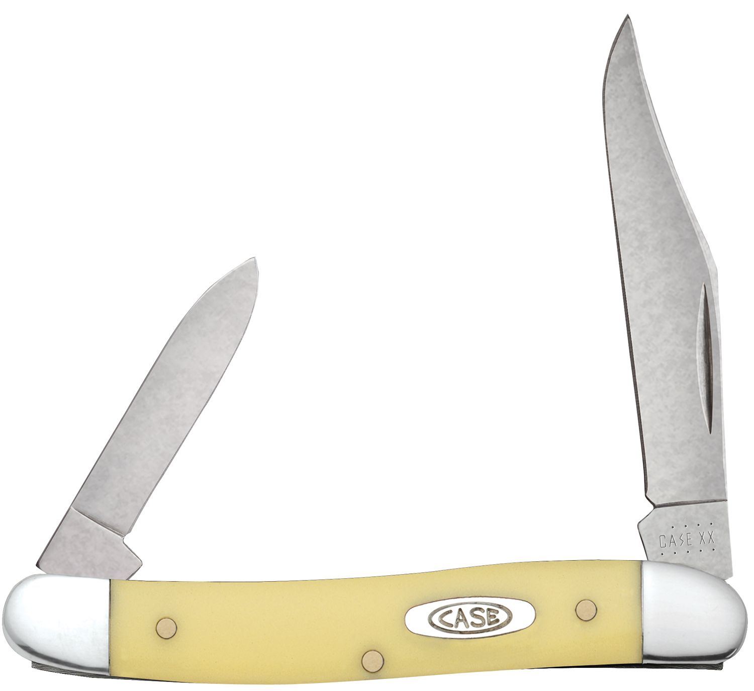 Case Yellow Synthetic Medium Pen Knife 3.38