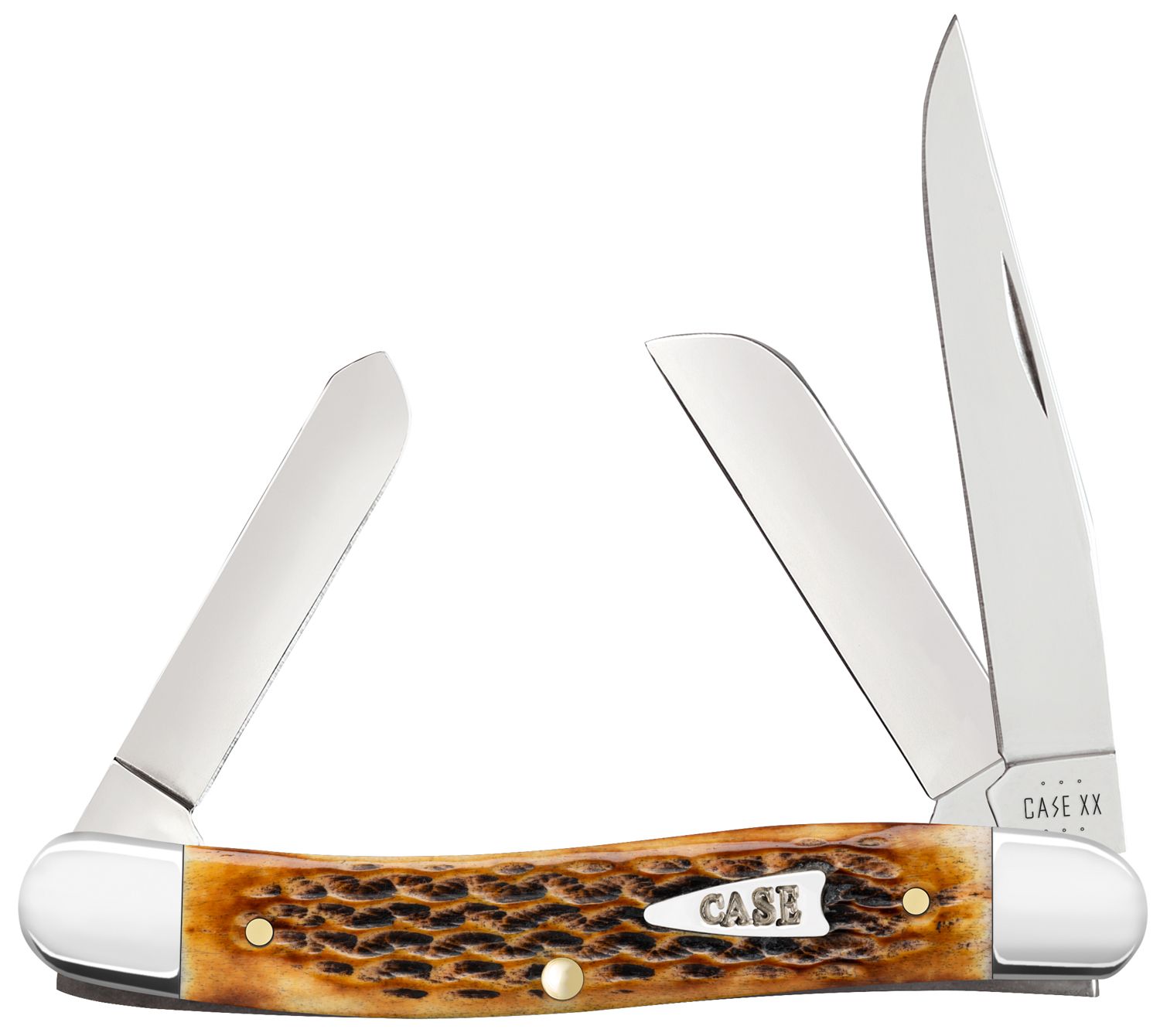 Case knives Case XX Knife Item # 10724 - Large Stockman - Amber