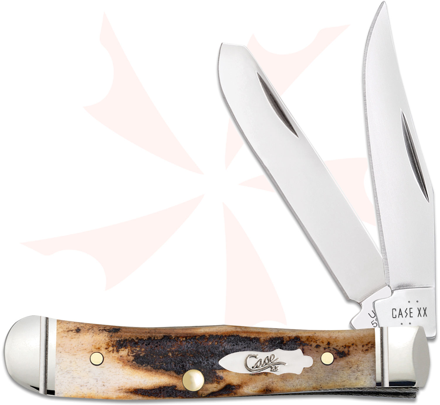 Case 2026 SHOT Show Genuine Stag Tiny Trapper Pocket Knife 2.38