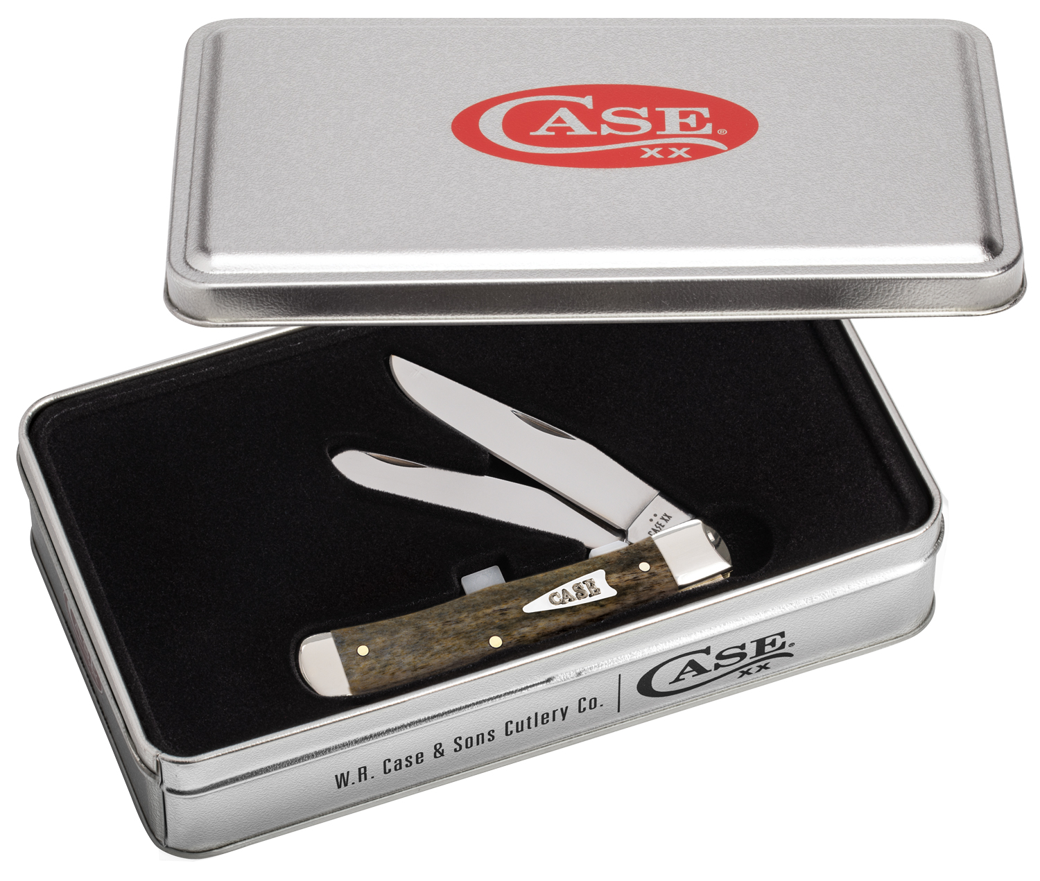 Case 2026 SHOT Show Smooth Olive Green Bone Trapper Pocket Knife