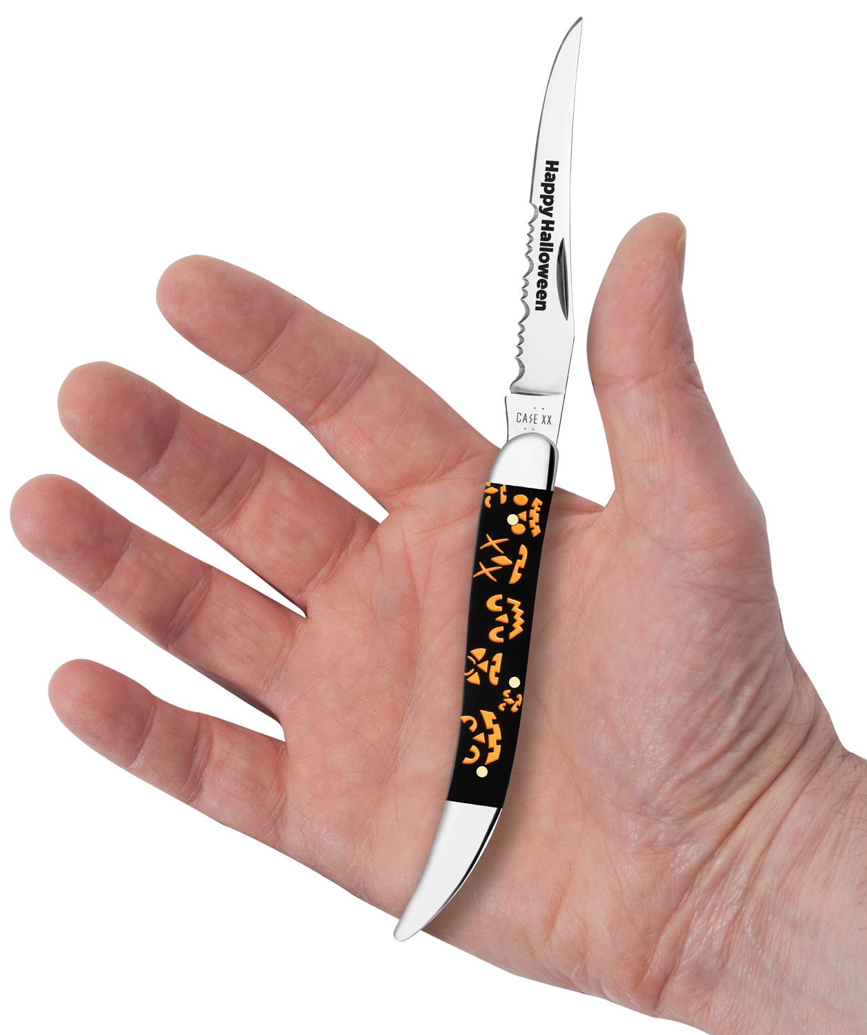 Case 2026 Smooth Halloween Black Synthetic Medium Texas Toothpick